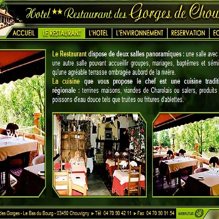 Restaurant Les Gorges De فندق Chouvigny