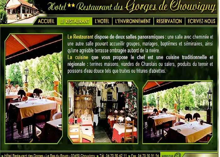 Restaurant Les Gorges De Hotel Chouvigny